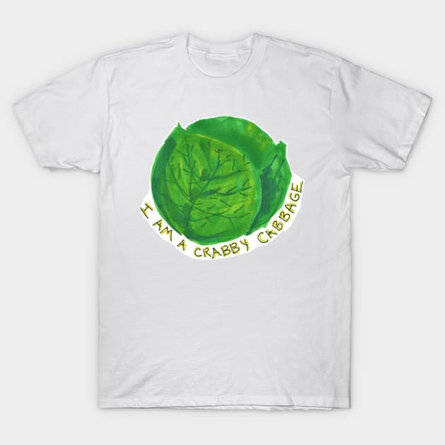 Crabby Cabbage T-Shirt by SassySpike